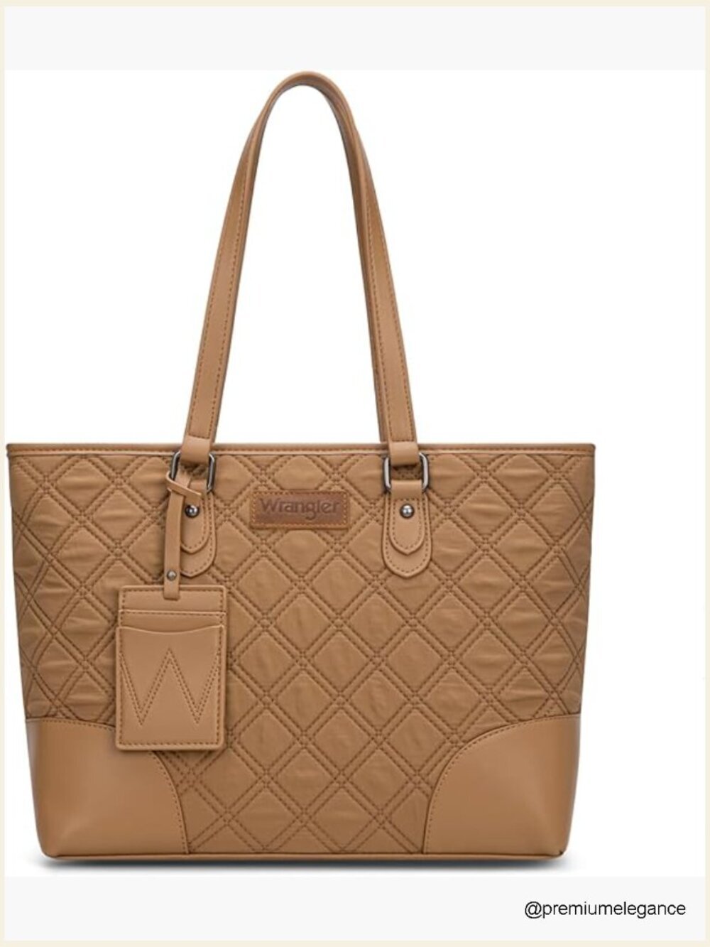 Medium Quilted Puffer Tote Bag Work School Purse